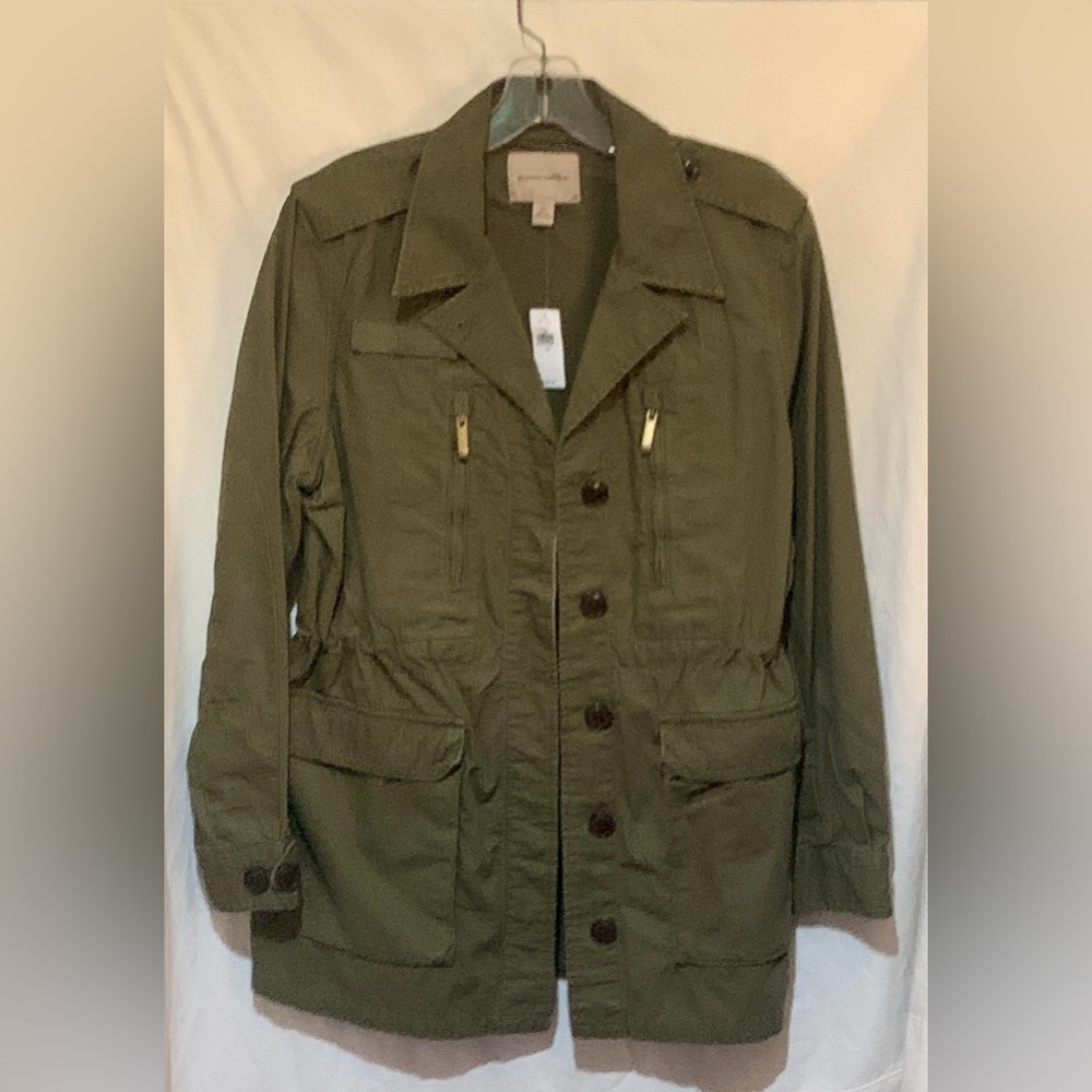 Extra small NWT olive green canvas jacket from Banana Republic